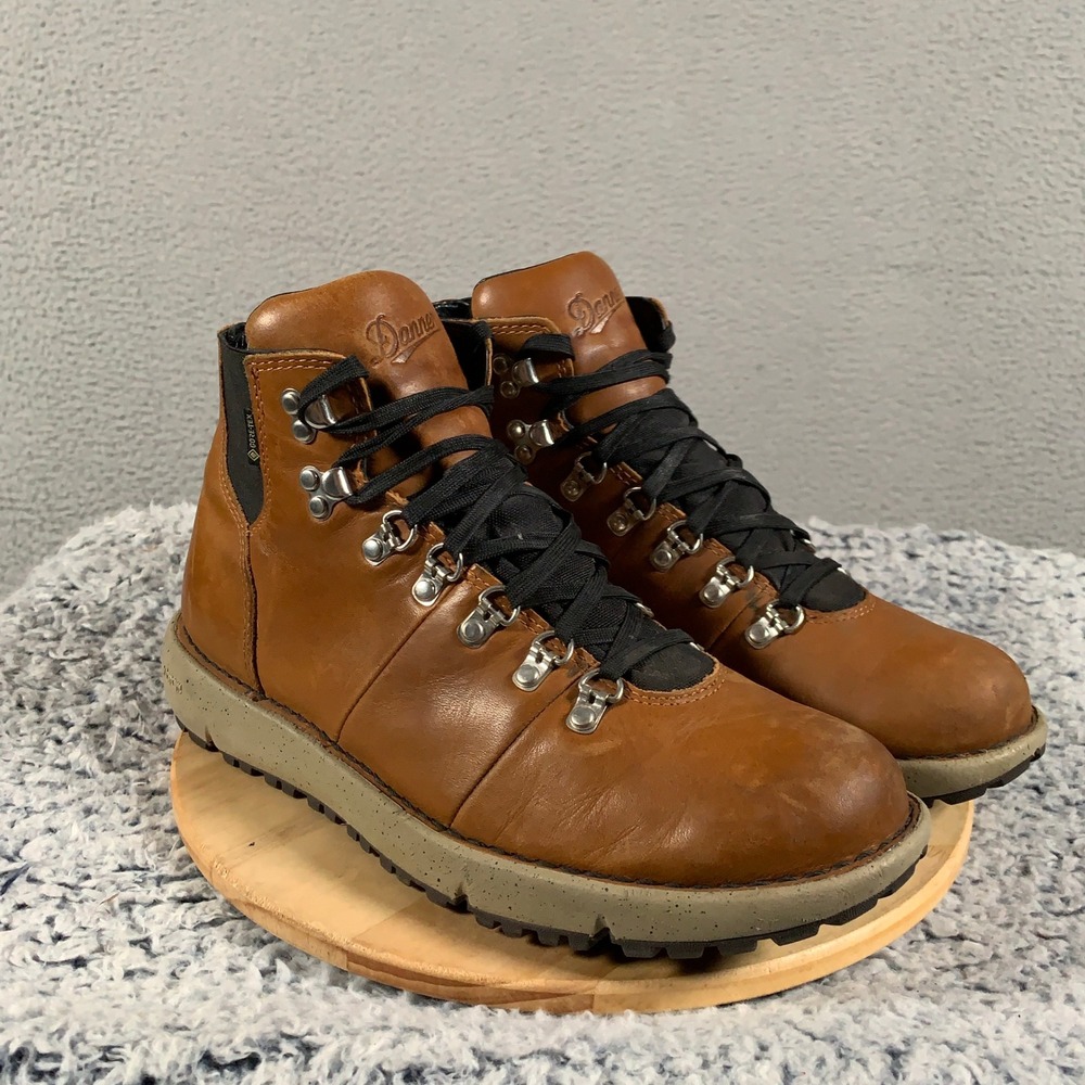 Danner Vertigo 917 Hiking Boots Mens 9 Brown Leather GORE-TEX Waterproof Vibram